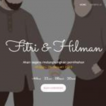 Foto testimoni Fitri dan Hilman